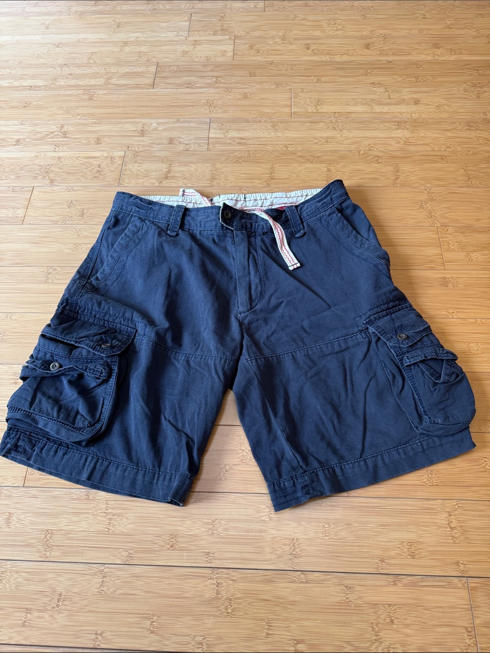 Polo by Ralph Lauren Navy Cargo Shorts with Multiple Pockets